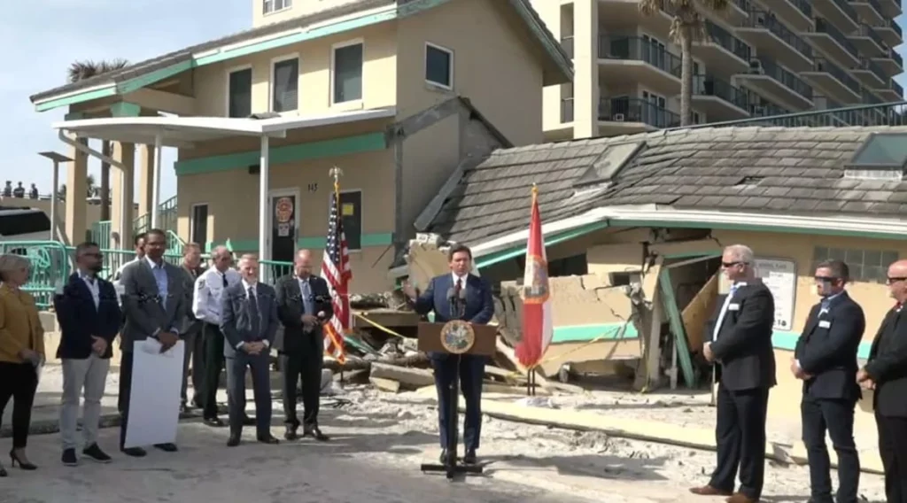 Desantis Sees Long Recovery From Property Insurance Woes Spreads Millions for Beach Restoration